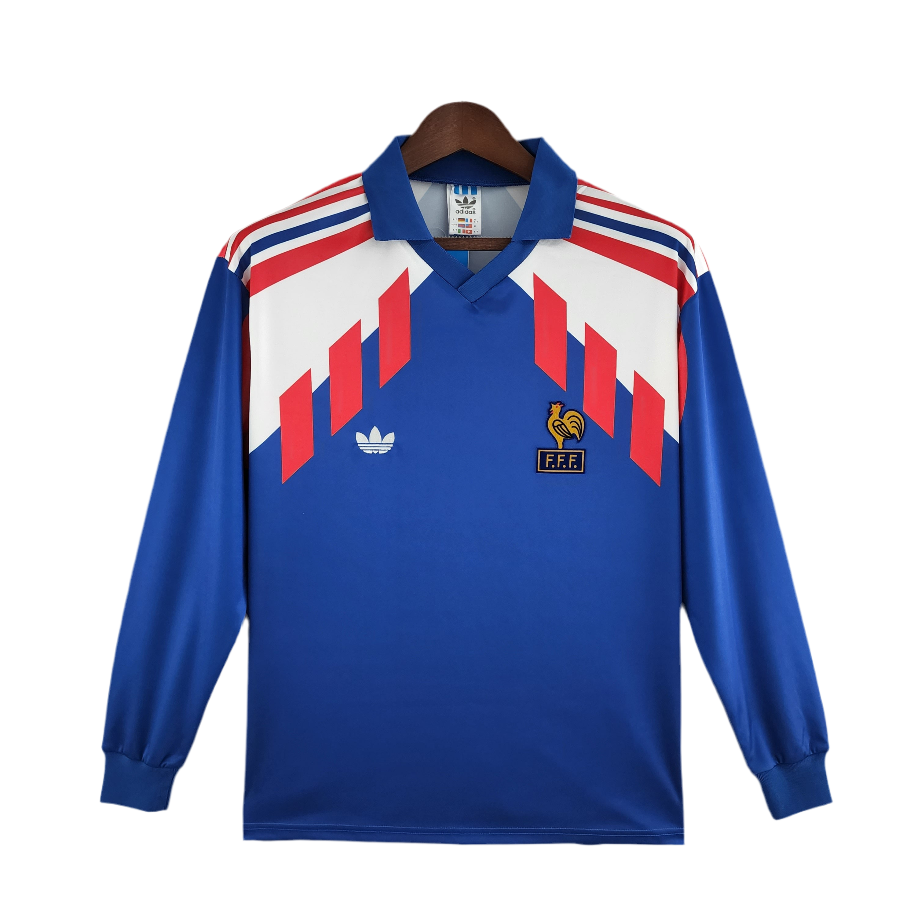 Jersey Long Sleeve Selection France 88/90 - Blue