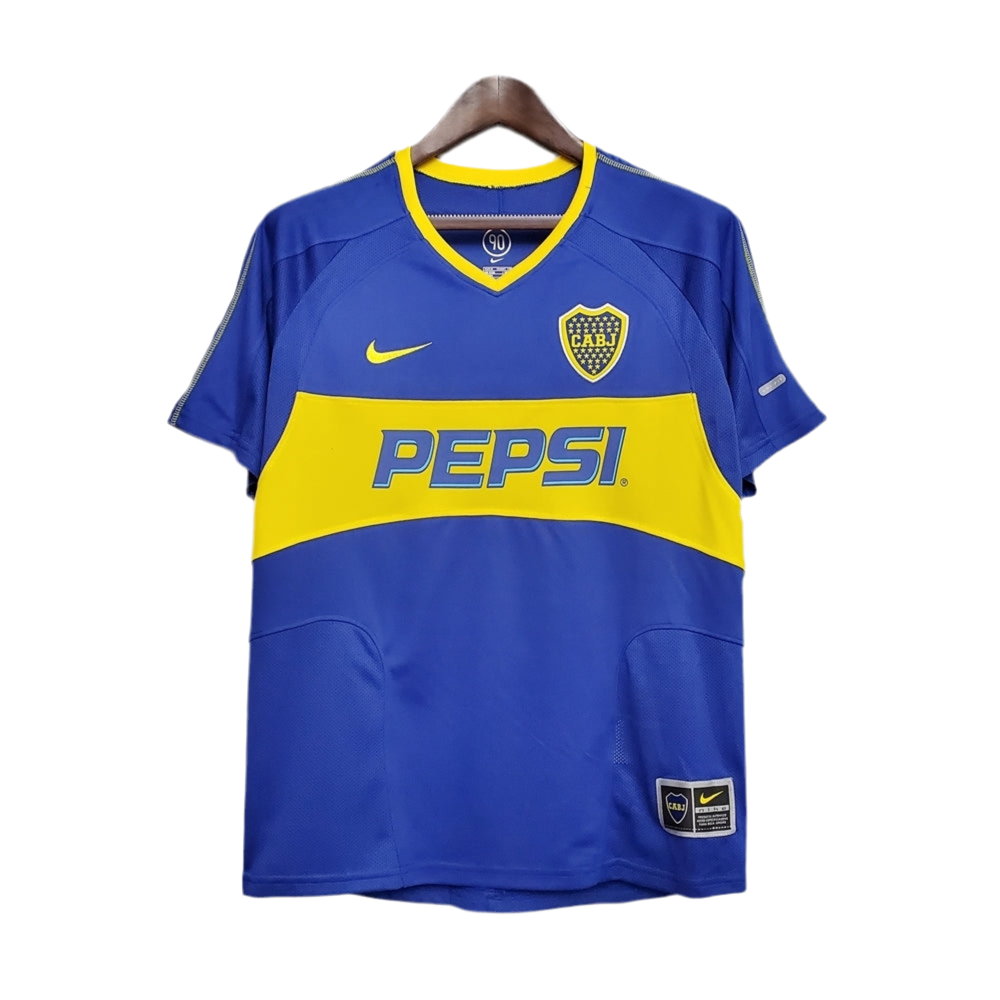 Jersey Boca Juniors 03/04 Blue and Yellow