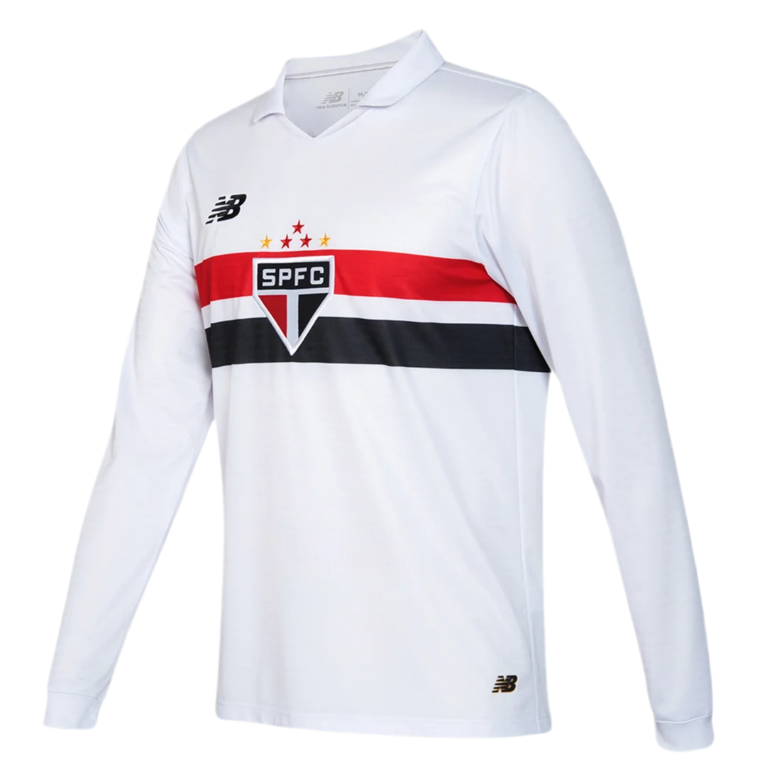 Jersey Long Sleeve São Paulo I 24/25 - White