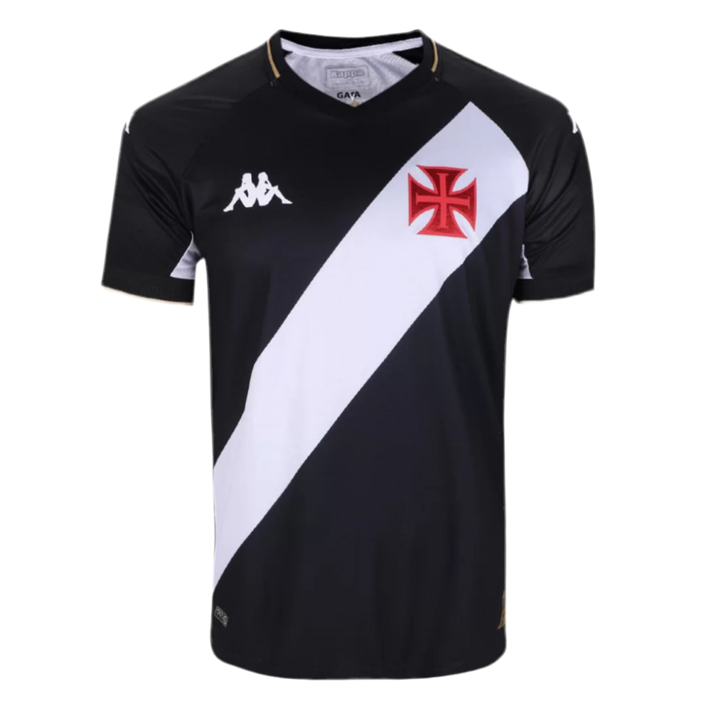 Jersey Vasco I 23/24 - Black com listra White