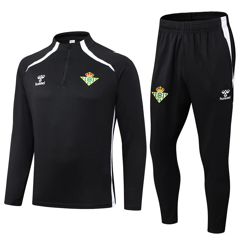 Real Betis Kids’ Long-Sleeve Training Tracksuit - 25/26