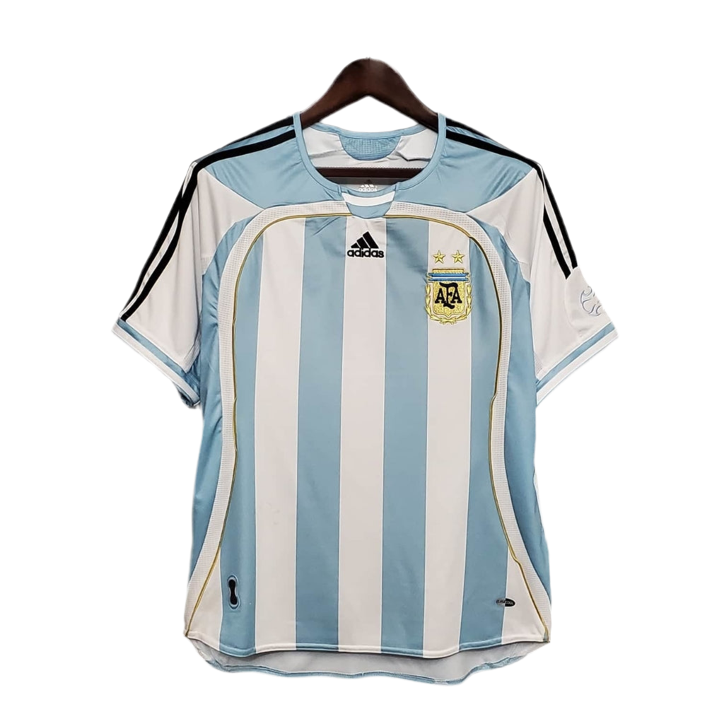 Jersey Selection Argentina Retro 2006 Blue and White