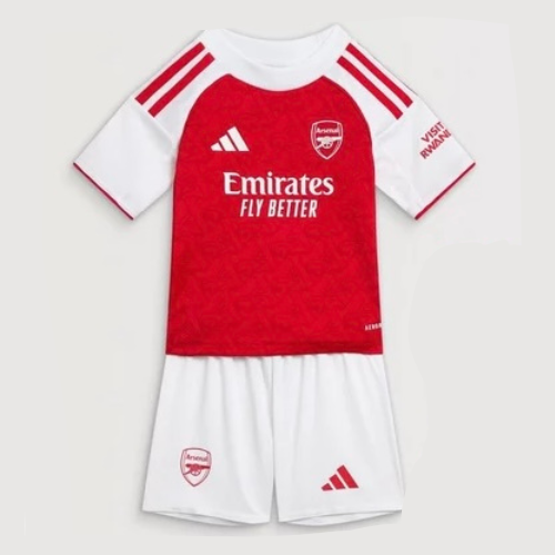 Kids Kit Arsenal I 25/26 - Red and White
