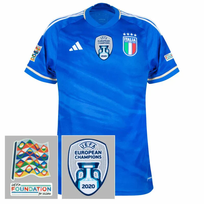 Jersey Italy I 23/24 com Patch - Blue
