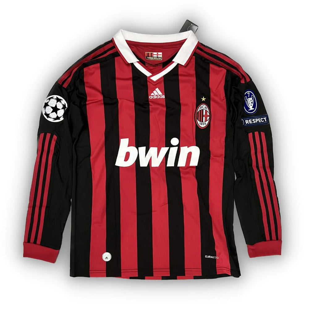 Jersey Long Sleeve AC Milan I 2009/2010 - Red