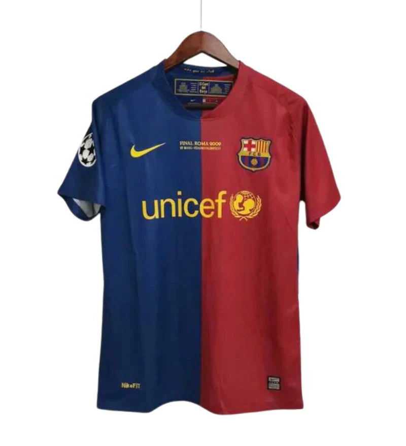 Jersey Barcelona Retro Patch UEFA 2008/2009 - Blue and Red