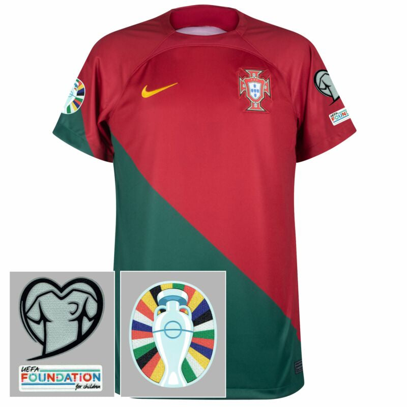 Jersey Selection Portugal I 2022 [Com Set de Patch Qualificação Euro 2024] - Red