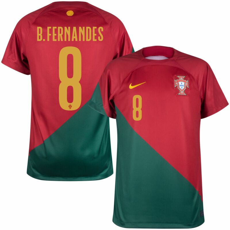Jersey Portugal I 22/23 - Red - B. Fernandes #8
