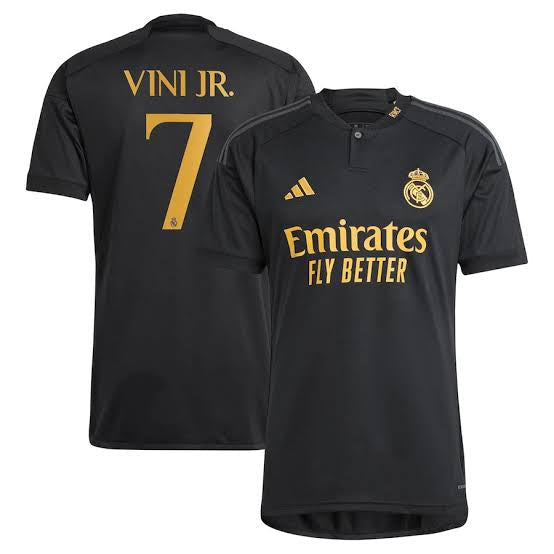 Jersey Real Madrid III [VINI JR #7] 23/24 - Black