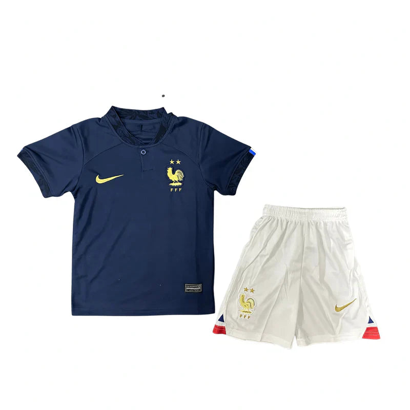 Kids Kit França 22/23 - Blue and White