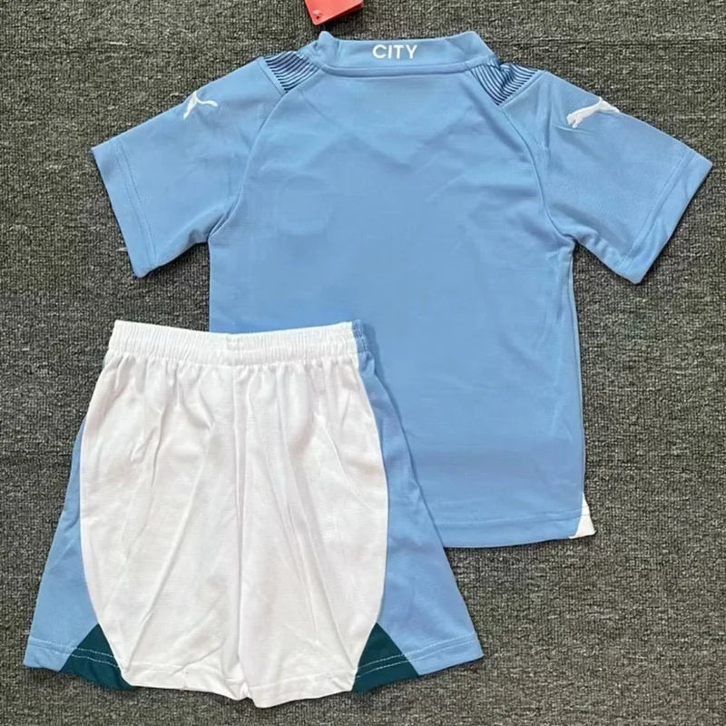 Kids Kit Manchester City I 23/24 - Blue and White