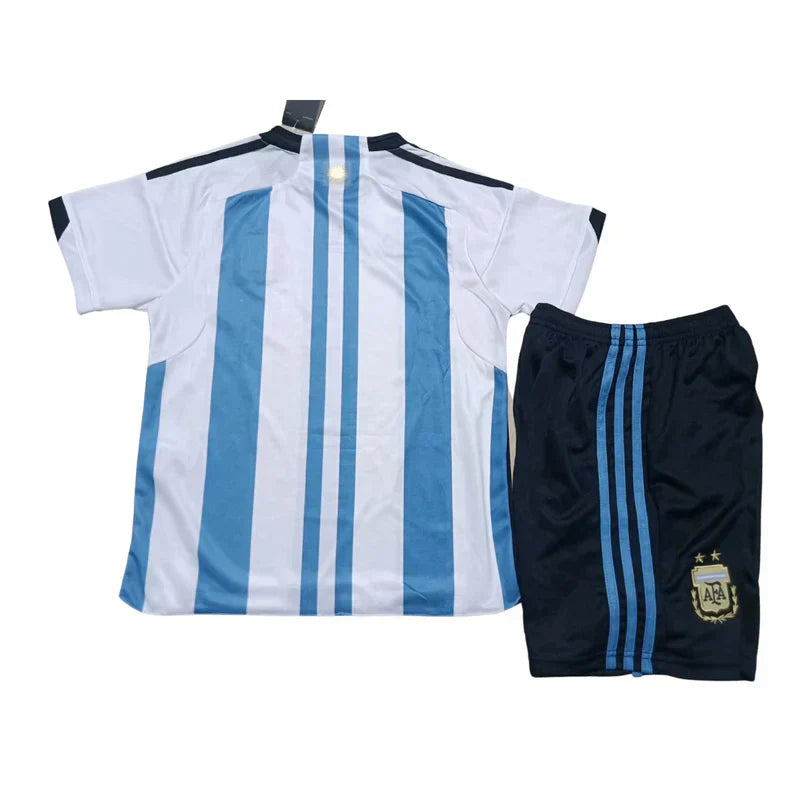 Kids Kit Argentina 3 Estrelas 22/23 - Blue